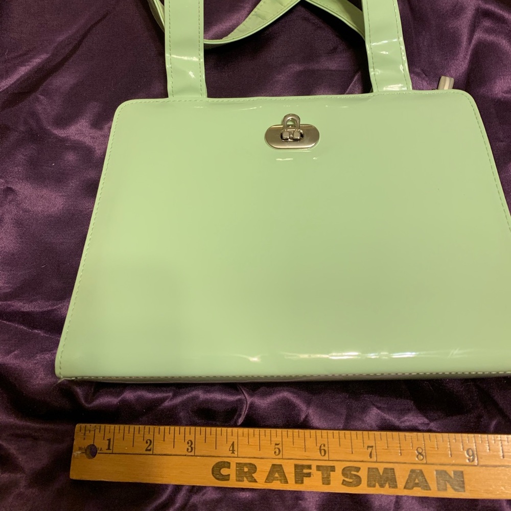 Super light aqua vinyl bag with changeable cover